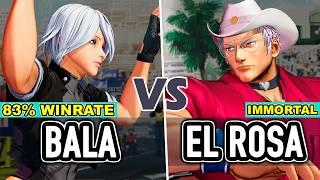 KOF XV ▰ Bala (Ángel/K'/Iori) vs El Rosa (Sylvie/O.Yashiro/Dinosaur)