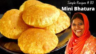 Restaurant style Batoora | Mini Bhatura | Salu Simple Recipes