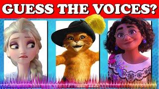 Guess Character By Their Voice? | Netflix Puss In Boots Quiz ,Disney,Encanto | Guess The Disney Song