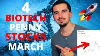 4 Biotech Penny Stocks To Buy NOW !? | MASSIVE Upside Potential | 