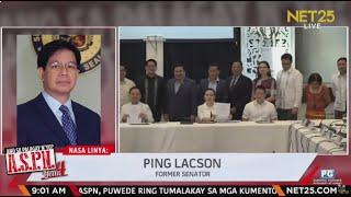 PING LACSON on the Palace's Review of the 2025 Budget Bill