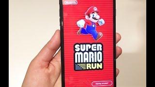 Super Mario Run App review & game play