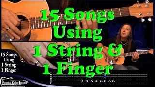 15 1 String Guitar Songs – Beginners Guitar Songs – Easy Songs to Play on Guitar