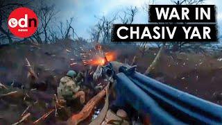 Battle for Chasiv Yar: Russian Forces Clash with Ukrainian Soldiers