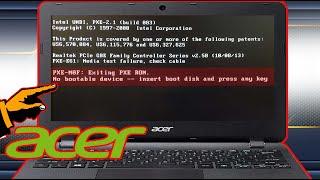 Acer, No bootable device -- insert boot disk and press any key, Windows 10 or win 8