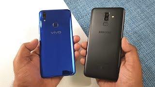 Samsung Galaxy J8 vs Vivo V9 Speed Test !