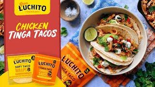 How To Make Chicken Tinga Tacos Recipe with Chipotle | Gran Luchito