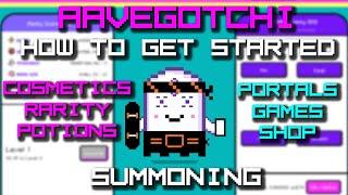 AAVEGOTCHI - TUTORIAL! OPENING PORTALS, RARITY, COSMETICS, FULL EXPLANATION! NFT GAME, CRYPTO GAME!