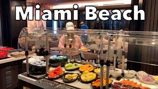 Miami Beach, FL: The Breakfast Buffet at the Loews Miami Beach Hotel.