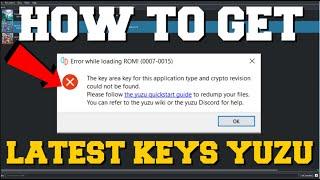 HOW TO G3T N3WEST K3Y FOR YUZU EMULATOR