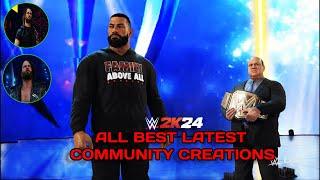 Awesome Latest WWE 2K24 Community Creations to Download!!