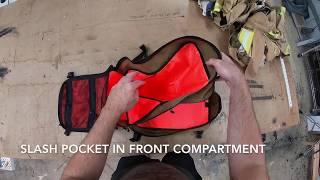 24hr Plus Backpack by Recycled Firefighter