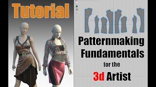 Patternmaking Fundamentals for the 3d Artist - Marvelous Designer/Clo3d/Everyone