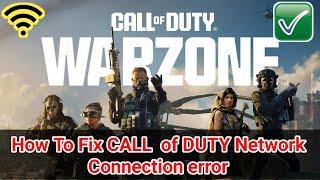 How To Fix Call of Duty Mobile App Network Connection Error Android - Fix Internet Connection