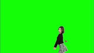 ️GREEN SCREEN EFFECTS: cute korean girl dancing