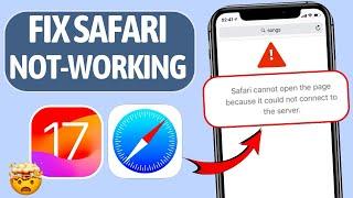 Fix Safari Not Working | Safari cannot open the page because it could not connect to the internet