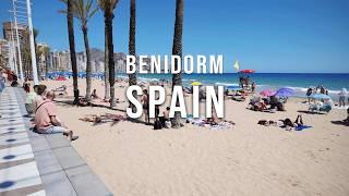 Benidorm  Spain - Full Walking Tour May 2024 [4K 60 FPS]