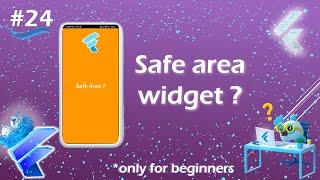 Safearea widget | Flutter safearea