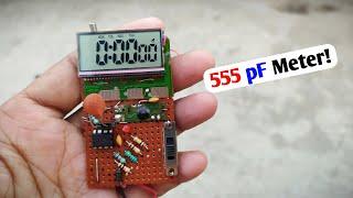 DIY Capacitor Meter | 555 IC Measures Capacitance!!