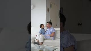 A Child Kissing a Woman on a Couch #short #shortclip #shortvideoclip