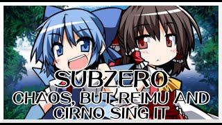 Subzero - Chaos [Touhou Vocal Mix] / but Reimu and Cirno sing it - Friday Night Funkin' Covers