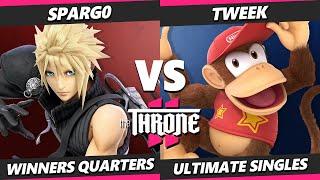 The Throne 2 - Tweek (Diddy Kong) Vs. Sparg0 (Cloud) Smash Ultimate - SSBU