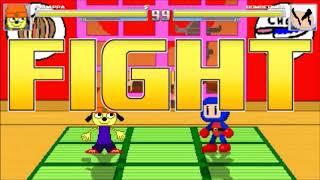 MUGEN PaRappa the Rapper NEW SUPER + Fight vs. Bomberman