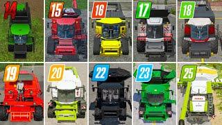 Fs14 vs Fs15 vs Fs16 vs Fs17 vs Fs18 vs Fs19 vs Fs20 vs Fs22 vs Fs23 | All Harvester | Timelapse |