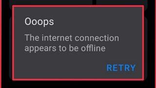 Reface App || How To Fix Ooops The Internet Connection appears to be offline problem solve in Reface