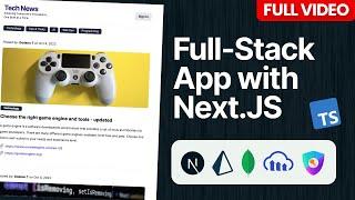 Build & Deploy a Full-Stack Website with Next.js 13 | Typescript, Prisma, Cloudinary, Tailwind