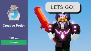 1v50, but I can buy CREATIVE MODE (Roblox Bedwars)