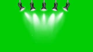 Dj light DiSCO light green screen/Dj light DiSCO light effects chroma key video