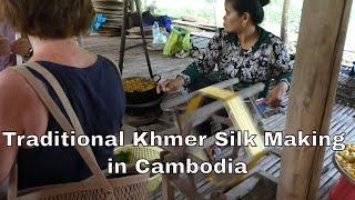 How traditional Khmer Silk is made in Cambodia