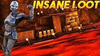 SOLO Raiding The Most Broken Location For Insane Loot - ARK