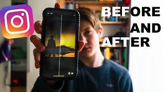 How to create a BEFORE and AFTER slider for Instagram (Iphone exclusive)
