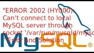 [SOLVED] How to solve MySQL error 2002 HY000?