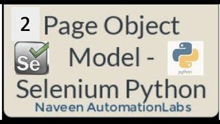 Page Object Model - Python Selenium with PyTest - Part 2