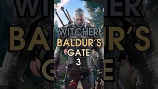 how to make THE WITCHER in Baldur's Gate 3 - Fighter/Barbarian Build #shorts #baldursgate3 #bg3