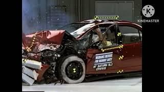 Crash Test 1995-2002 Saturn SL2 Frontal Offset IIHS