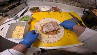 POV burrito bar: prep and service 