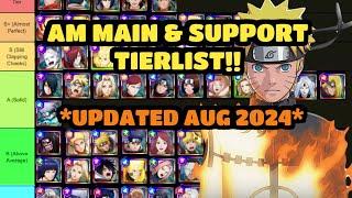 AM Main & Support TIERLIST!! *AUG 2024* (Nxb Ninja Voltage)