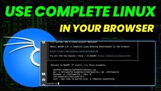 Transform Your Browser Into A Linux Machine | By Technolex