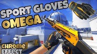 CS GO SKIN PACK SPORT GLOVE "OMEGA" FOR CS 1.6 [Chrome Effect]