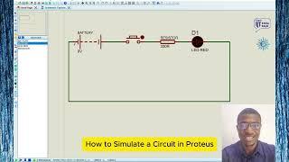 How to Simulate a Circuit in Proteus - Circuit Simulation for Beginners