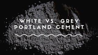 White vs. Grey Portland Cement - Vlog #282