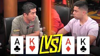 Clash of the Aces: A $238,850 Split That Electrified the Table at LIVE Cash Game