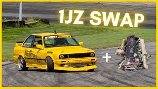 BUILDING A 1JZ E30 DRIFT CAR + TEST DAY