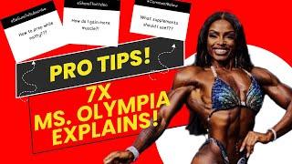 7x Mrs. Olympia, Cydney Gillon, shares tips for bodybuilding competitors who want to prep naturally