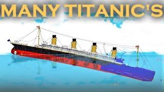 Many Titanic's! | Floating Sandbox