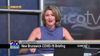 COVID-19 Update for New Brunswick: August 26, 2021